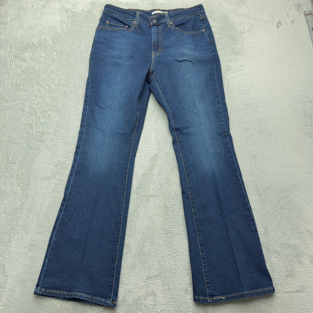 Levi's Jeans Womens 31 Blue 725 High Rise Bootcut Dark Wash Stretch Denim